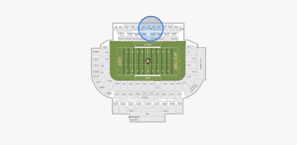 Michie Stadium Seating Chart