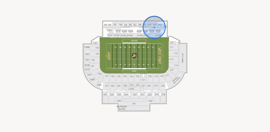 Michie Stadium Seating Chart