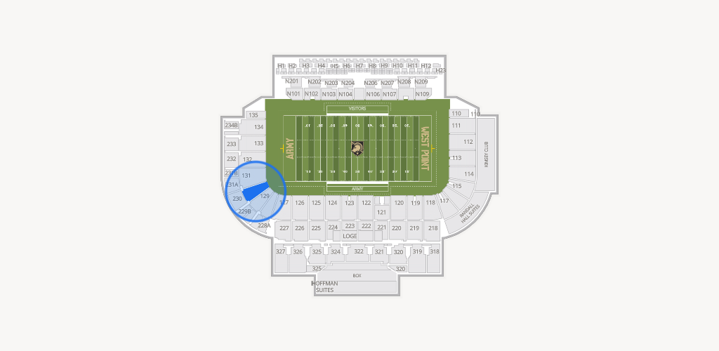 Michie Stadium Seating Chart