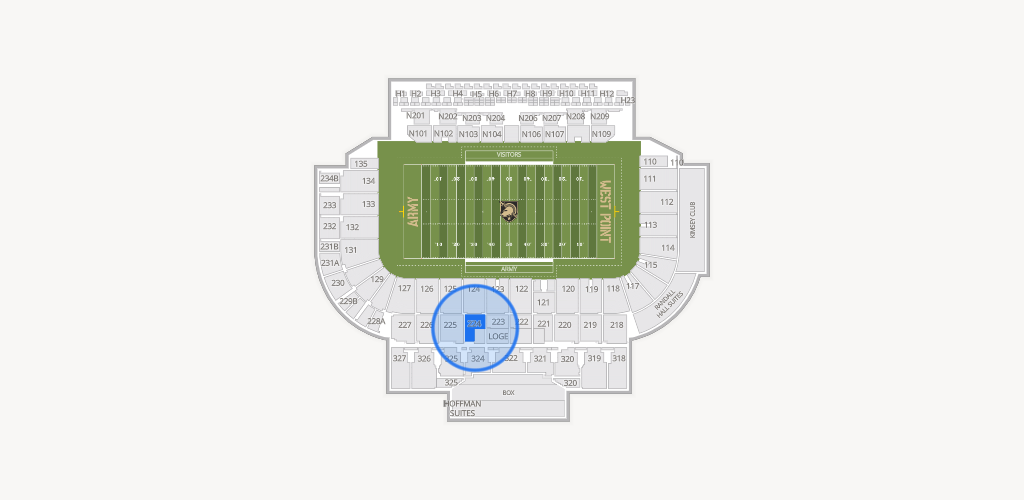 Michie Stadium Seating Chart