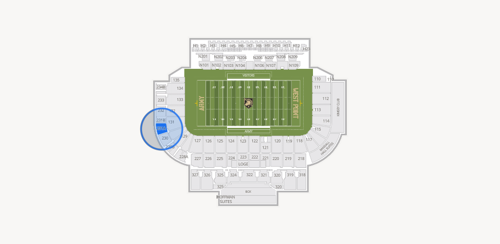 Michie Stadium Seating Chart