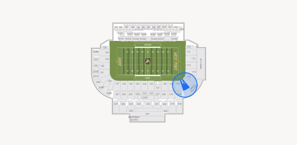 Michie Stadium Seating Chart