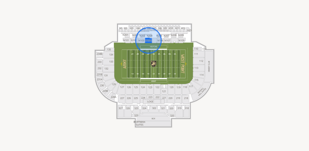 Michie Stadium Seating Chart