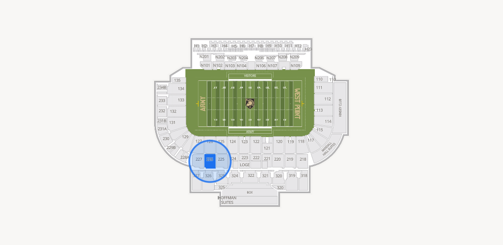 Michie Stadium Seating Chart