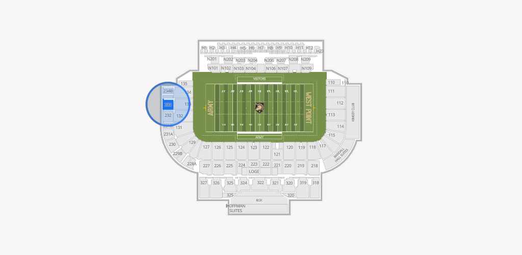 Michie Stadium Seating Chart