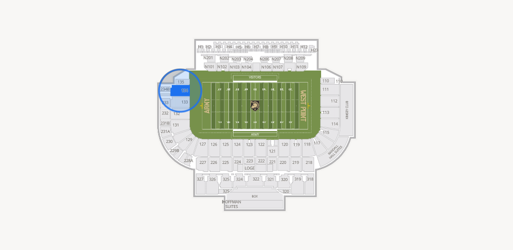 Michie Stadium Seating Chart