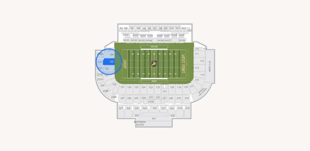 Michie Stadium Seating Chart