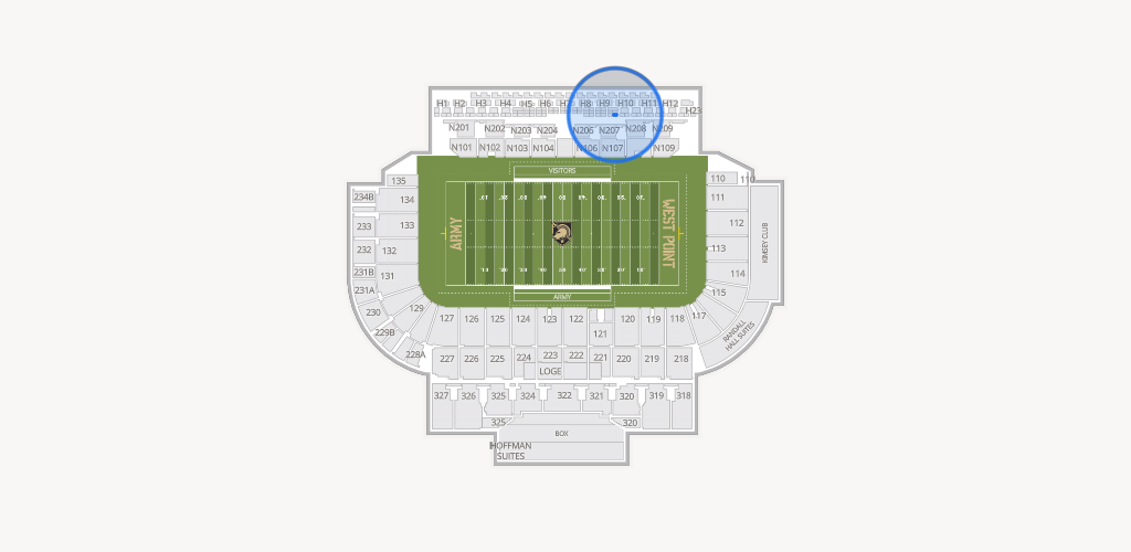 Michie Stadium Seating Chart
