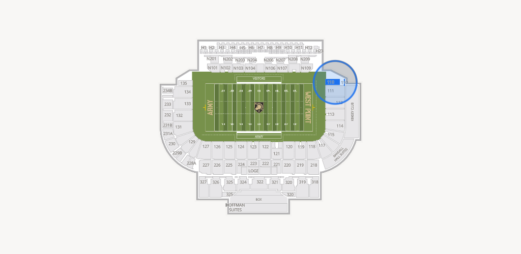 Michie Stadium Seating Chart