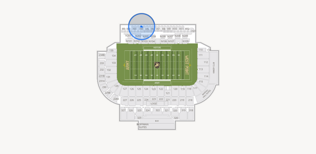 Michie Stadium Seating Chart