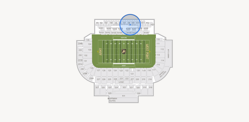 Michie Stadium Seating Chart