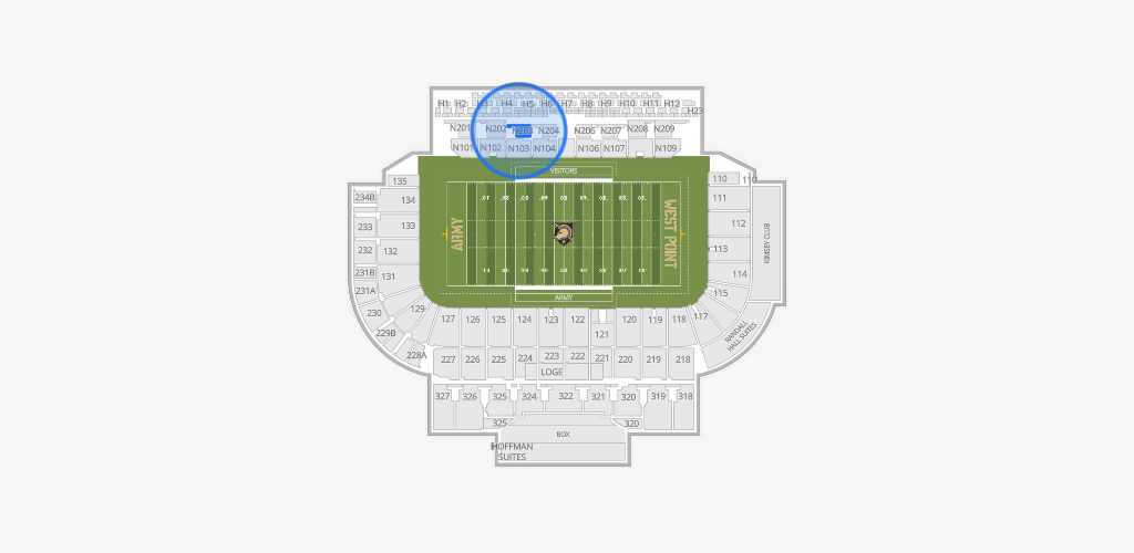 Michie Stadium Seating Chart