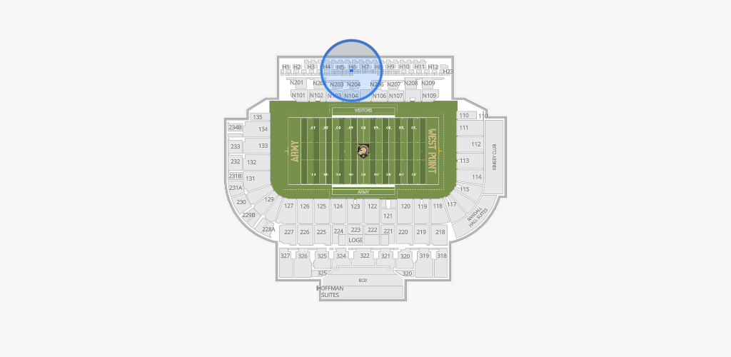 Michie Stadium Seating Chart