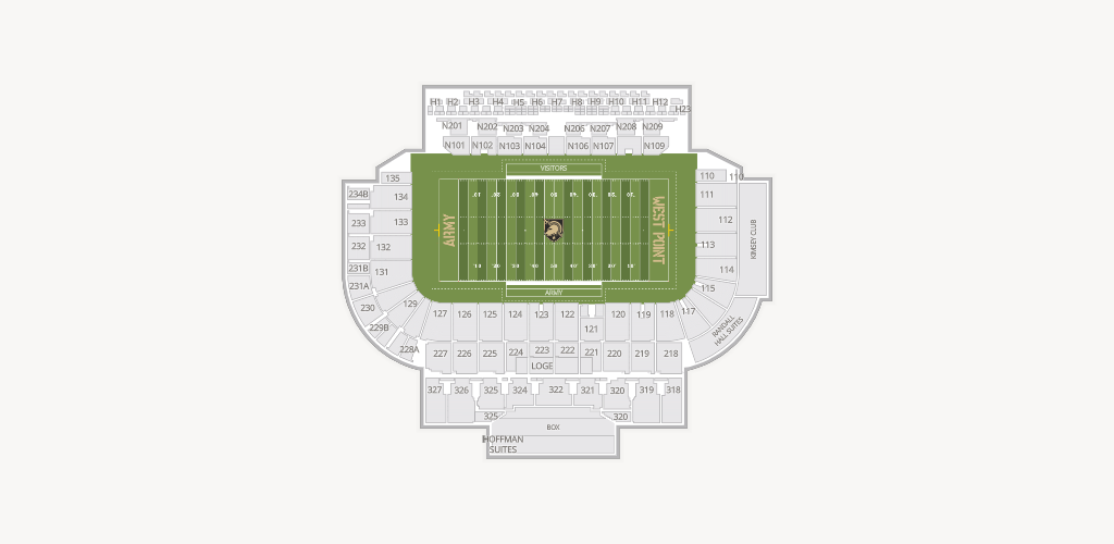 Michie Stadium Seating Chart