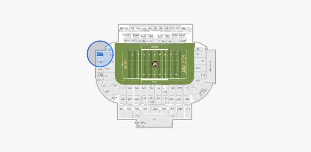 Michie Stadium Seating Chart