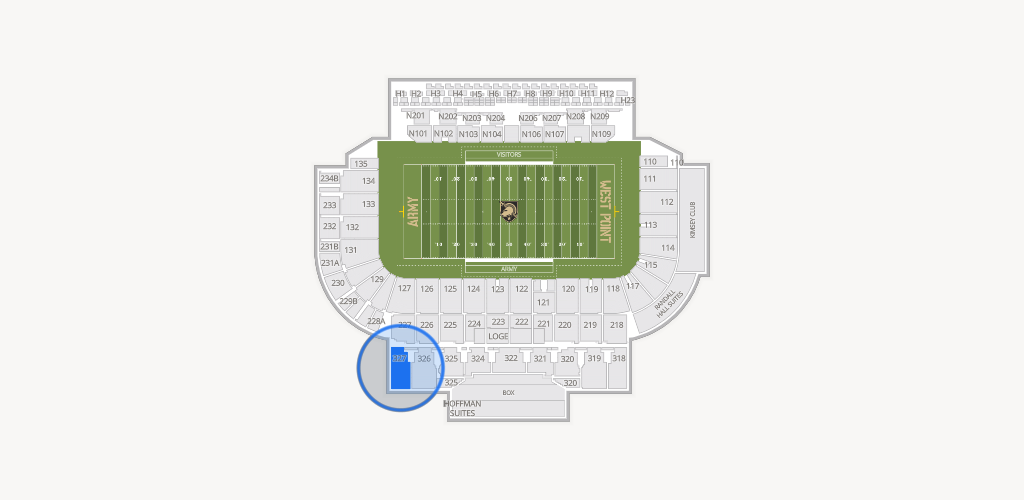 Michie Stadium Seating Chart