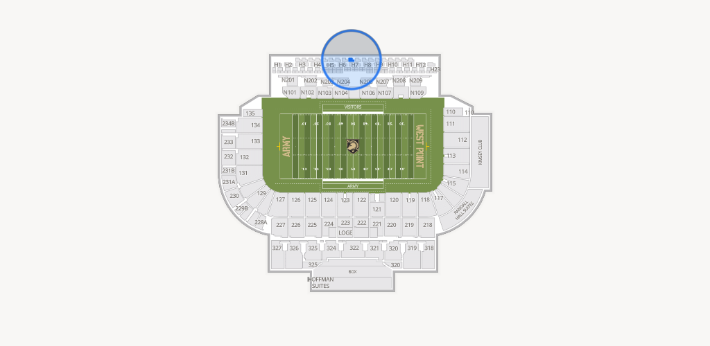 Michie Stadium Seating Chart