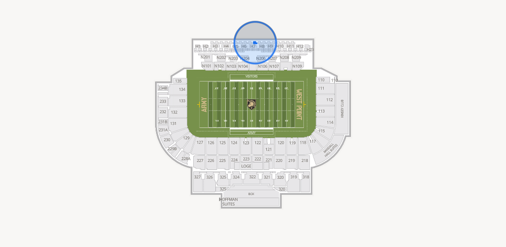 Michie Stadium Seating Chart
