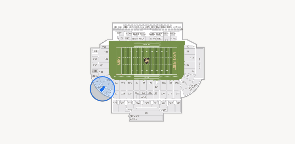 Michie Stadium Seating Chart