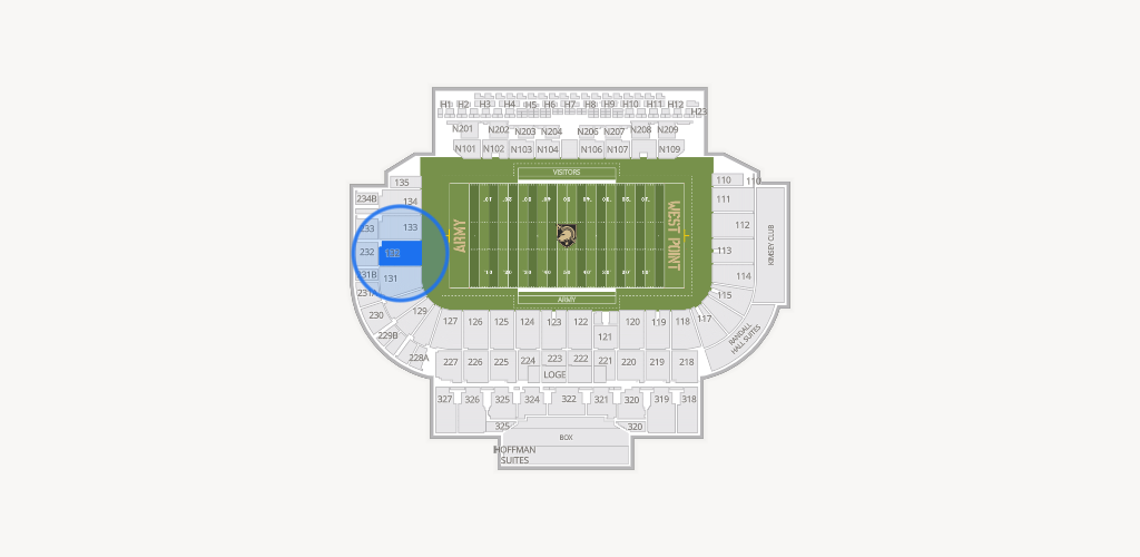 Michie Stadium Seating Chart