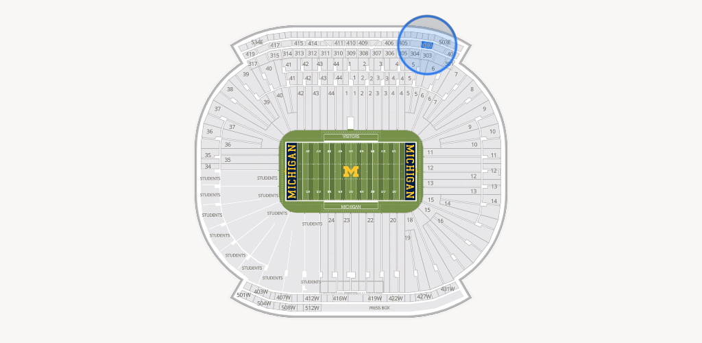 Michigan Stadium Seating Chart