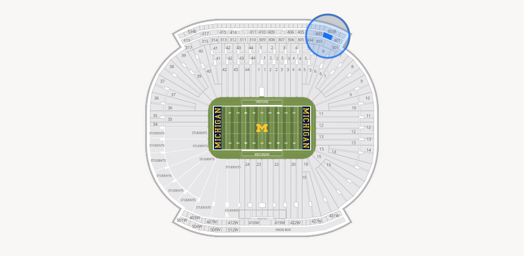 Michigan Stadium Seating Chart