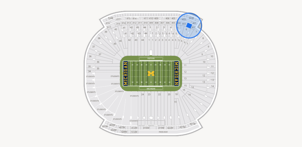Michigan Stadium Seating Chart