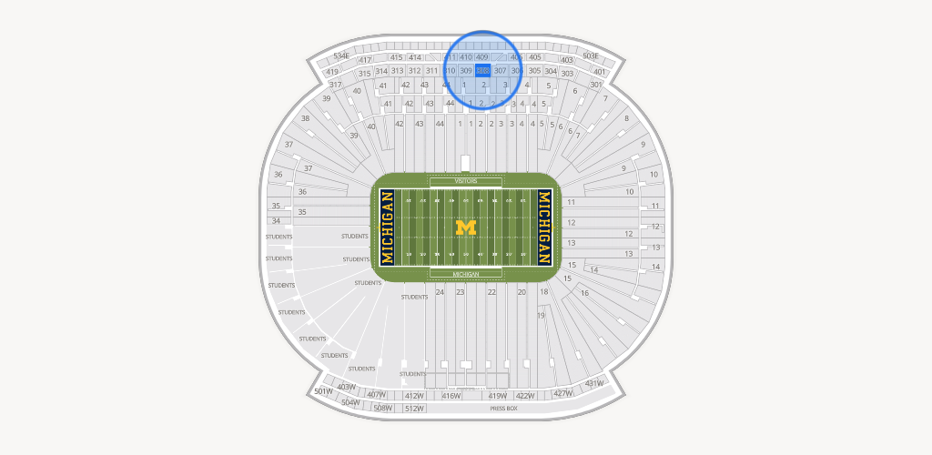Michigan Stadium Seating Chart