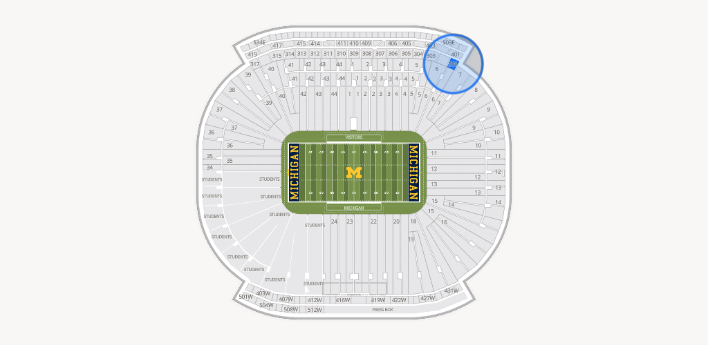 Michigan Stadium Seating Chart