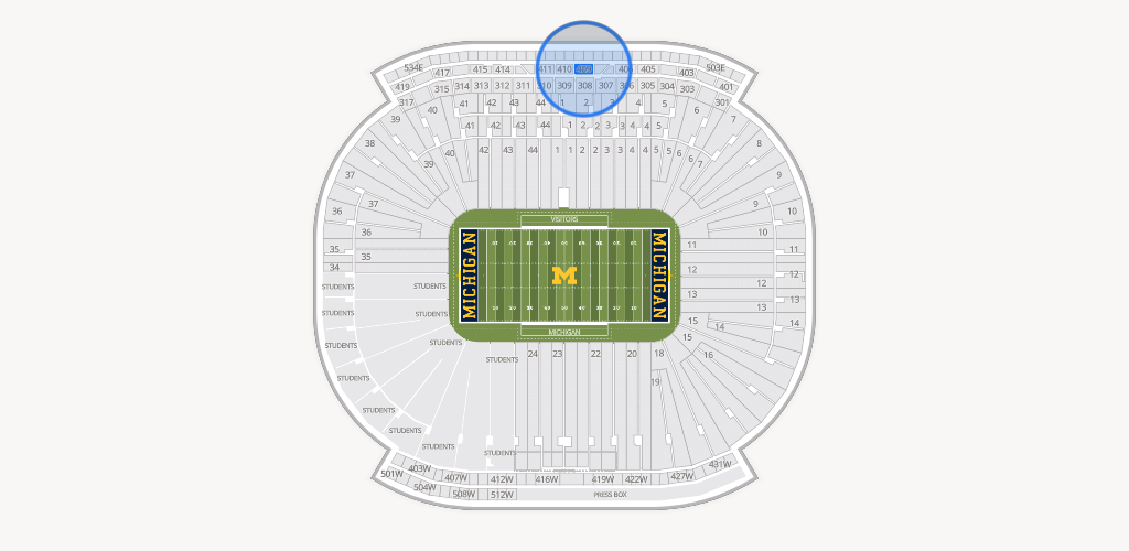 Michigan Stadium Seating Chart