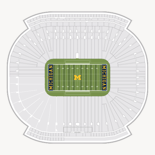 Michigan Stadium seating chart