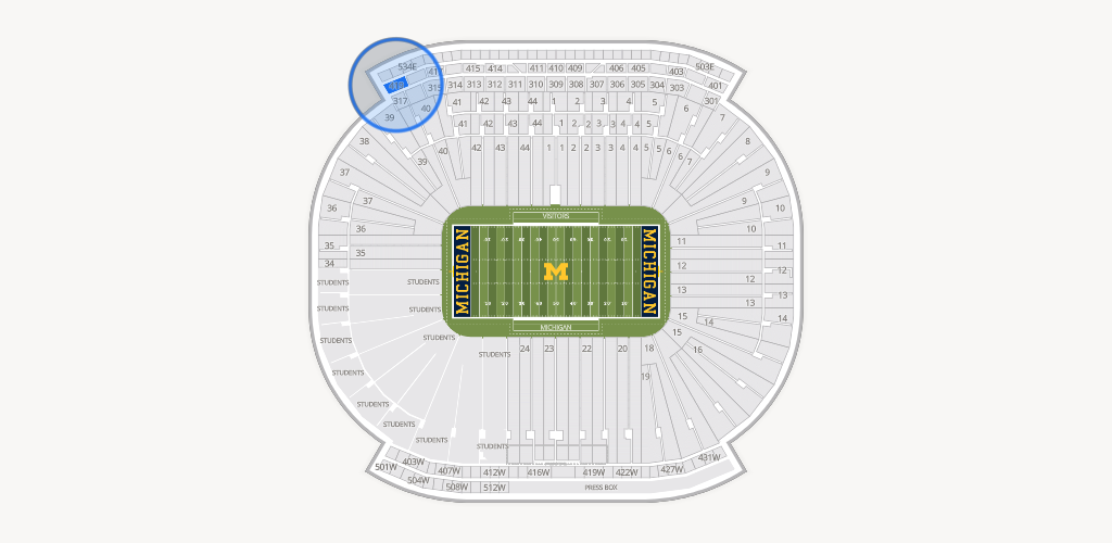 Michigan Stadium Seating Chart
