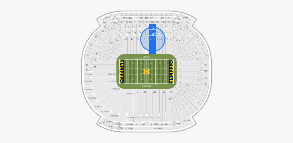 Michigan Stadium Seating Chart