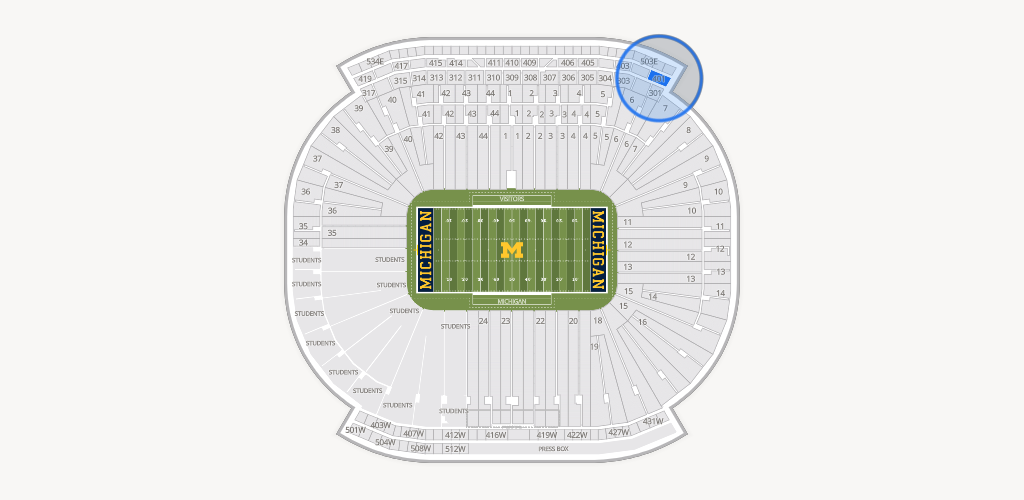 Michigan Stadium Seating Chart