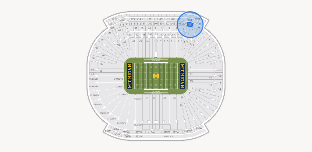 Michigan Stadium Seating Chart