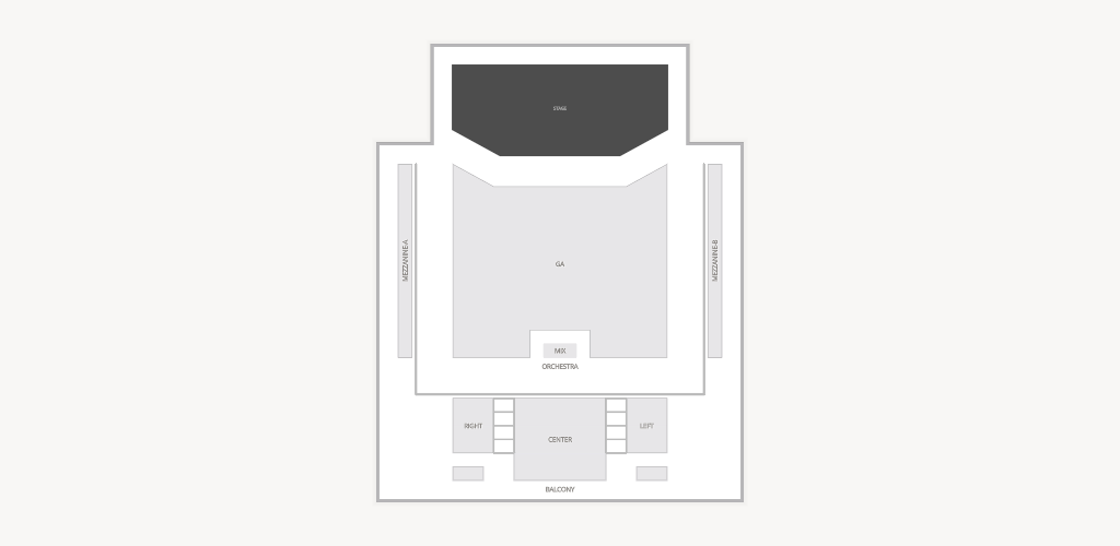 Mickey's Black Box Seating Chart