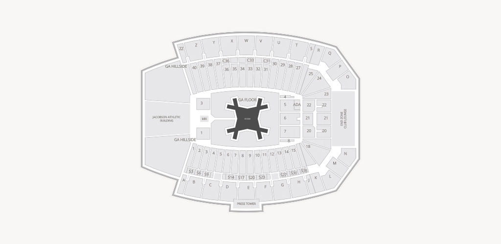 MidAmerican Energy Field at Jack Trice Stadium Seating Chart