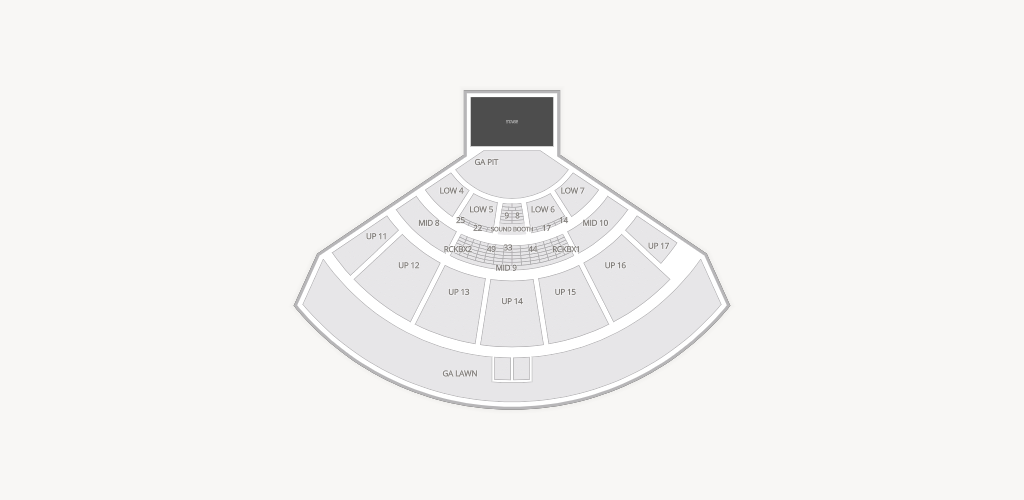 MidFlorida Credit Union Amphitheatre Seating Chart