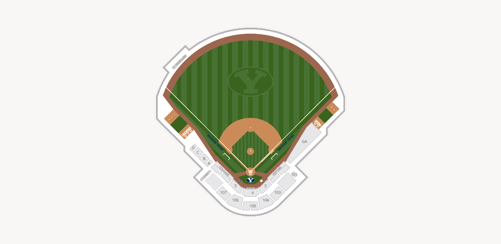 Miller Park at BYU Seating Chart