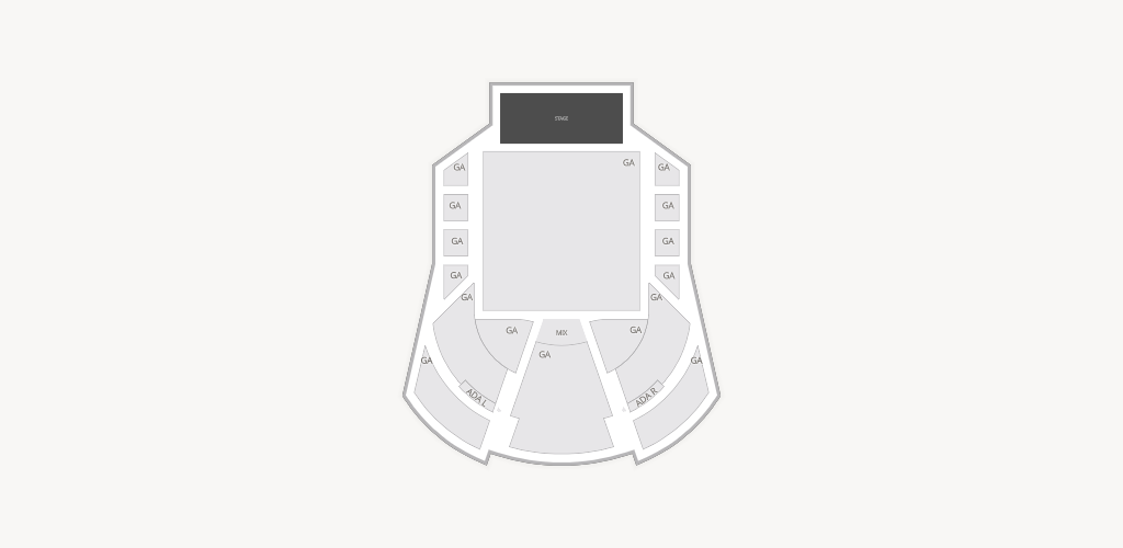 Mission Ballroom Seating Chart