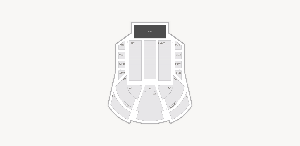 Mission Ballroom Seating Chart