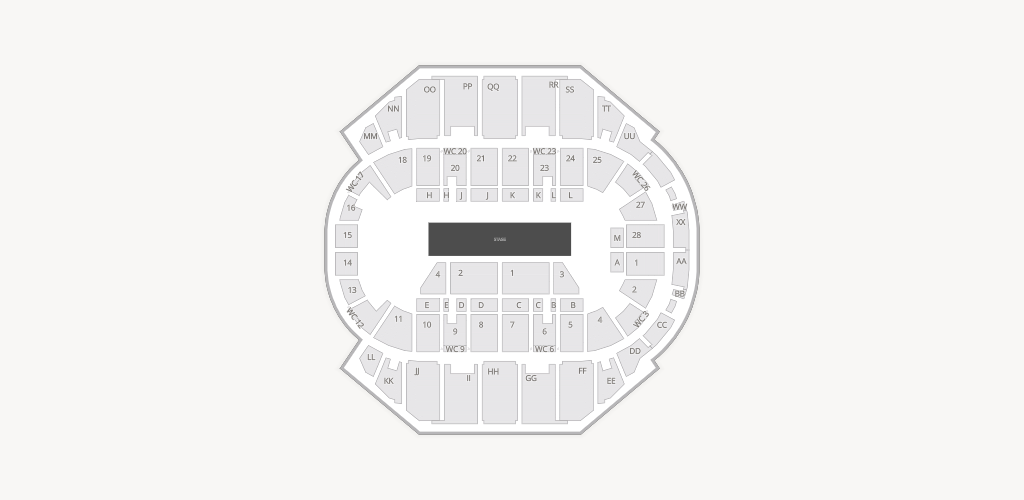 Mississippi Coast Coliseum Seating Chart
