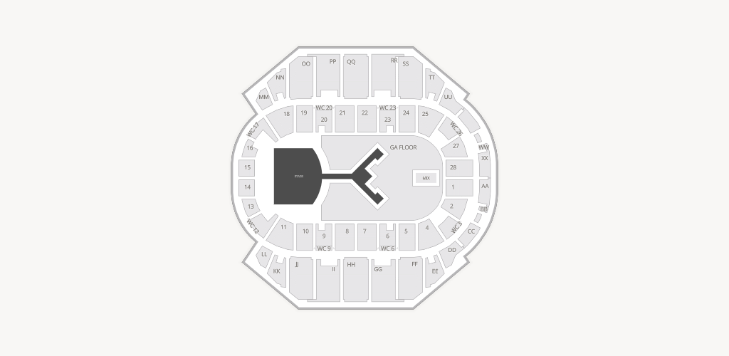 Mississippi Coast Coliseum Seating Chart