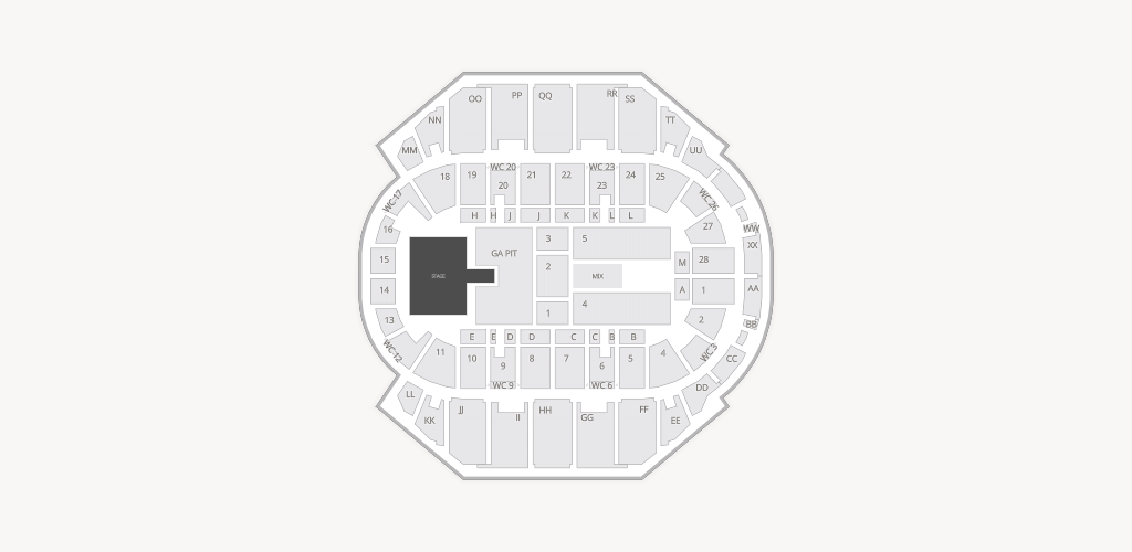 Mississippi Coast Coliseum Seating Chart