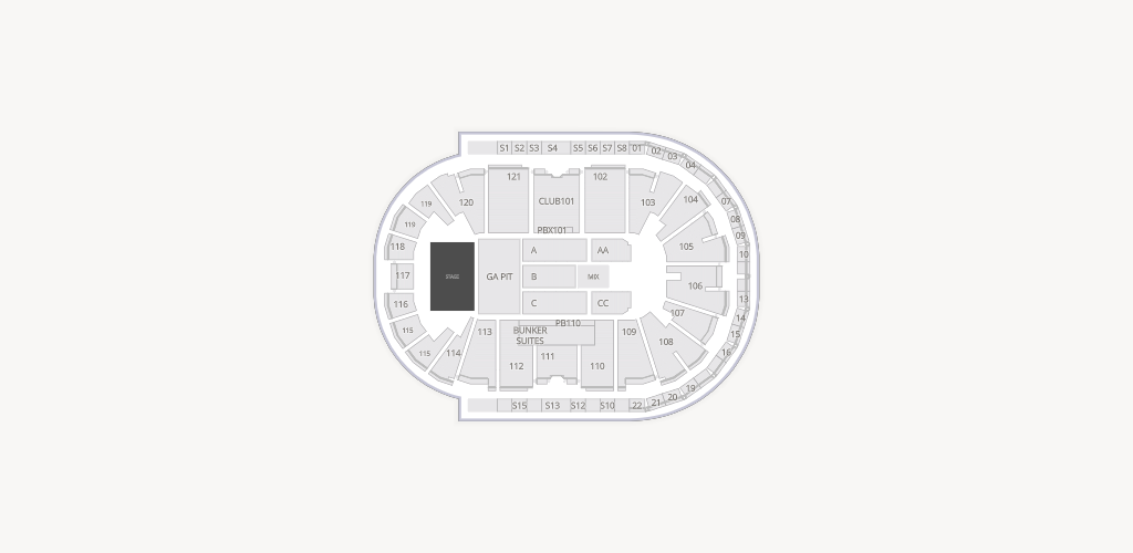 Regions Arena Seating Chart