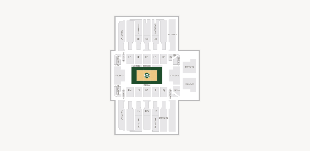 Moby Arena Seating Chart
