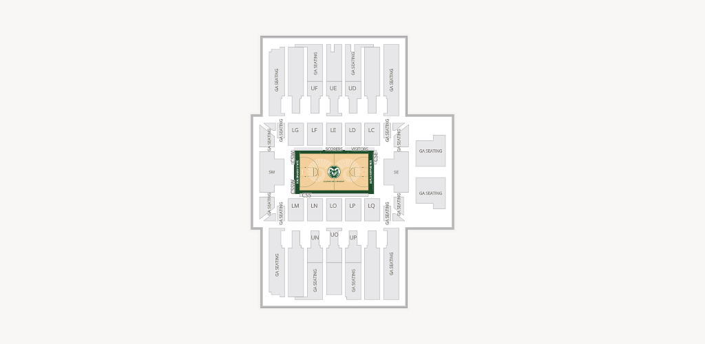 Moby Arena Seating Chart