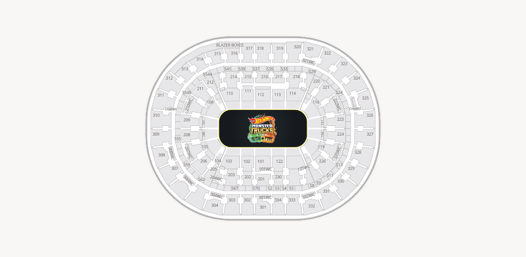 Moda Center Seating Chart
