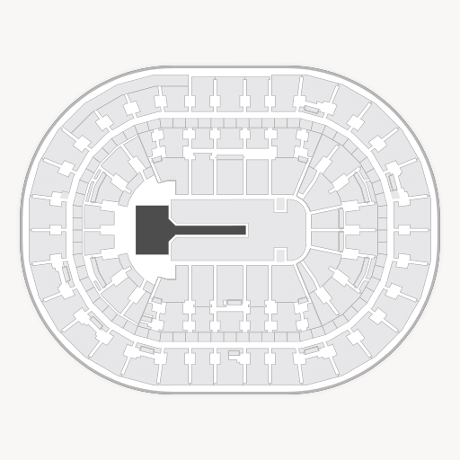 Moda Center seating chart