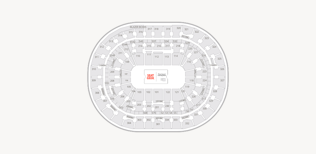 Moda Center Seating Chart